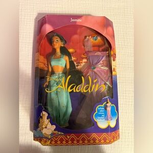 Jasmine Doll Aladdin Costume Jeweled Headband Extra Outfit Mattel  NRFB Disney